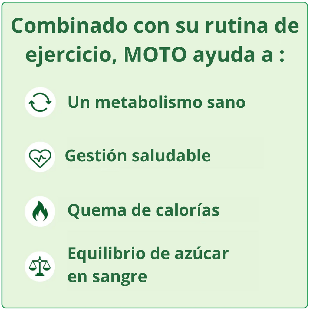 Aceleran el metabolismo con MOTO®