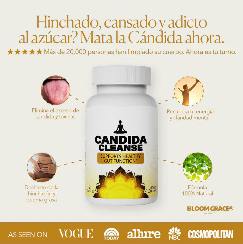 Candida Cleanse® Reducen antojos, hinchazón y fatiga