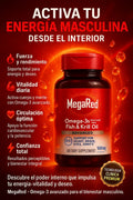 MegaRed Omega 3s® –Impulsa tu testosterona y energía natural con Aceite de Krill de alta pureza