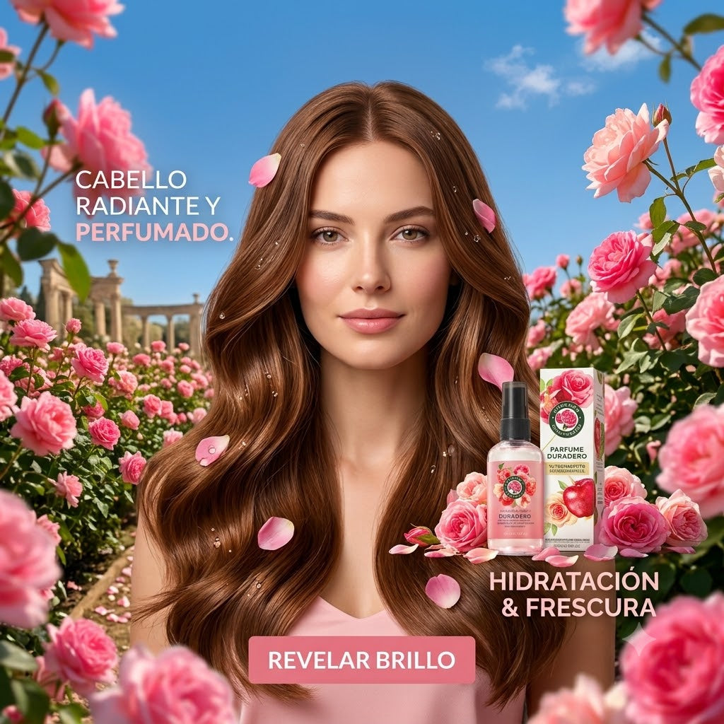 El secreto de una melena inolvidable Perfume Capilar 24H: El escudo de frescura y brillo que tu cabello necesita